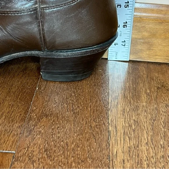 Nocona vintage brown cowboy boots size 9.5 Women’s 9 1/2 S91 - Picture 15 of 16